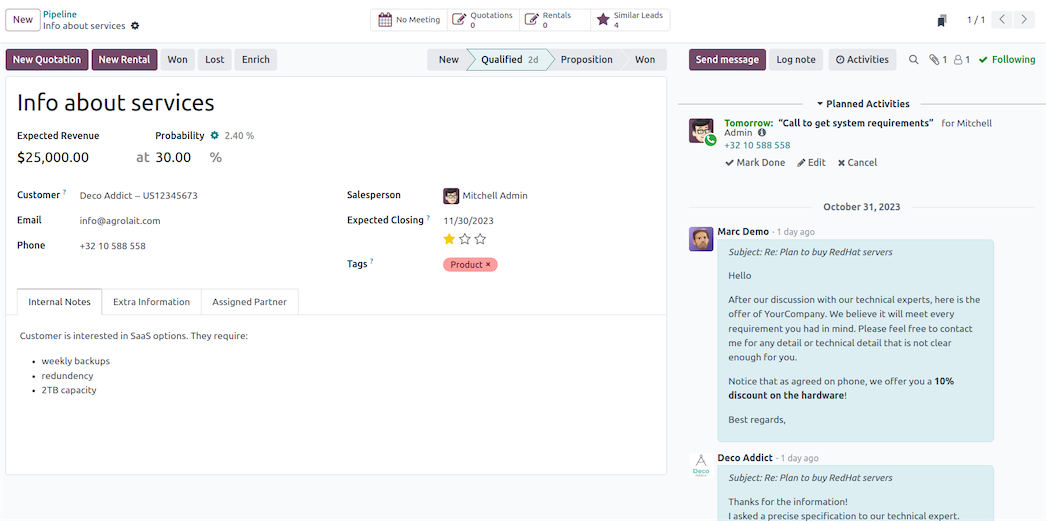 Gestion de la relation client avec une communication fluide